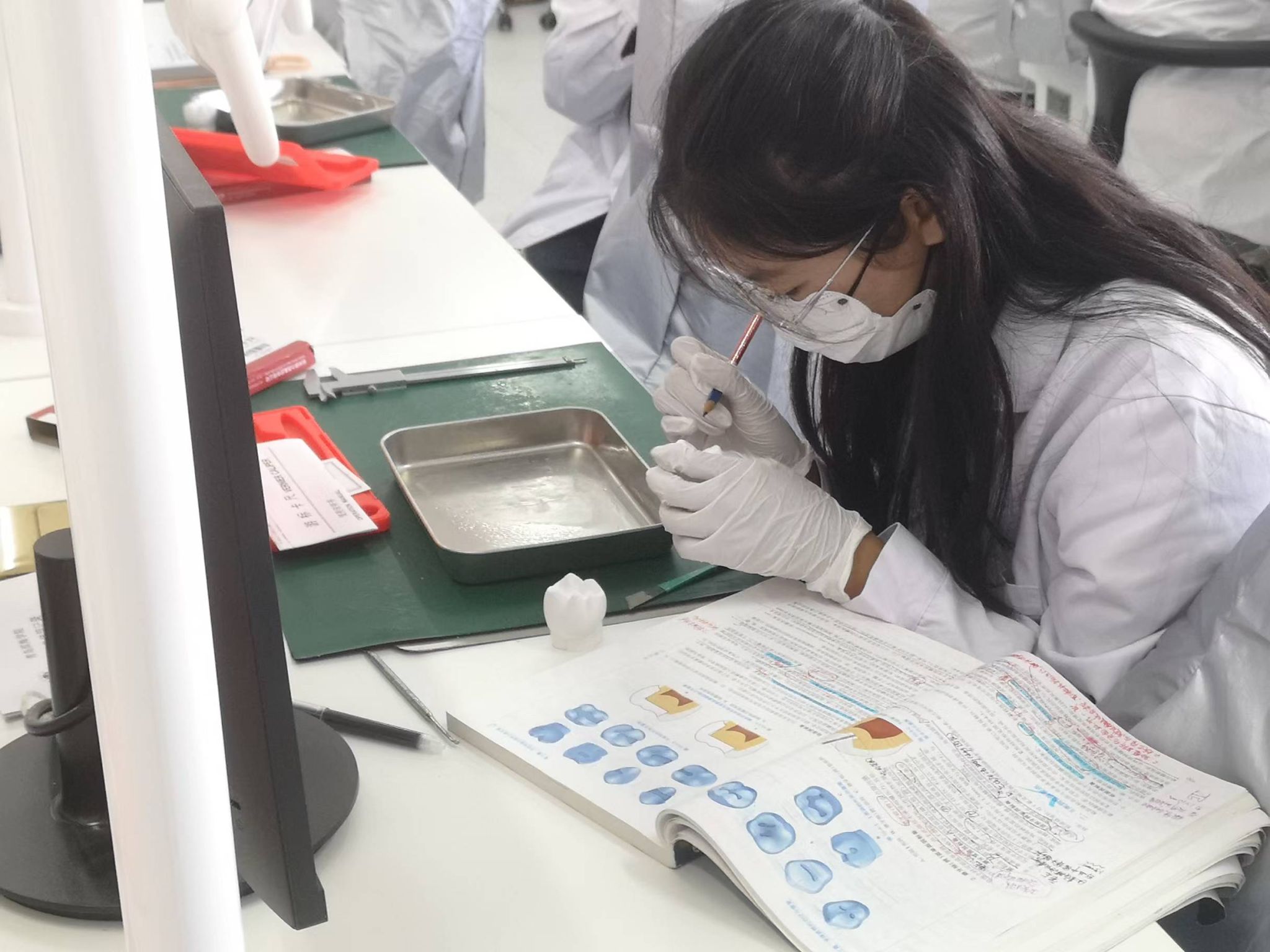 【风采】临床技能学实验教学中心-口腔牙模雕刻实验课堂风采展示